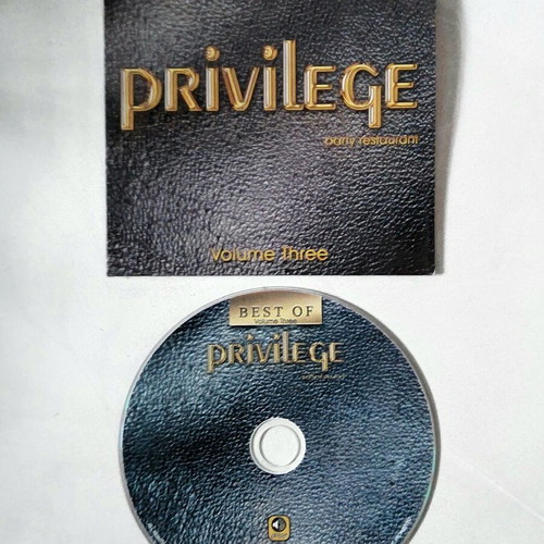 Best Of Privilege Party Restaurant Volume Three CD used, electronic
