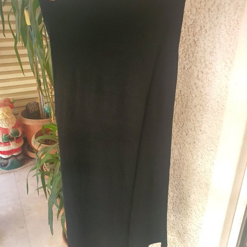 Black scarf like new, dimensions 30x2.20