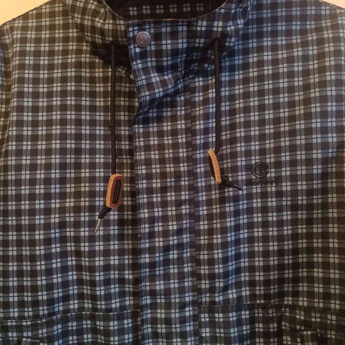 Element Checked Jacket with Hood Like New, Size M/L