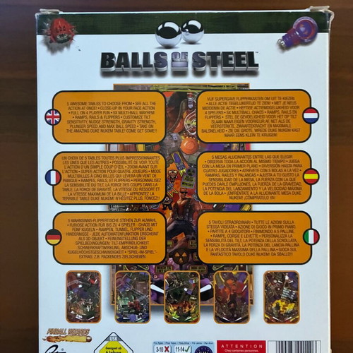 Balls of Steel PC game like new, complete big box edition