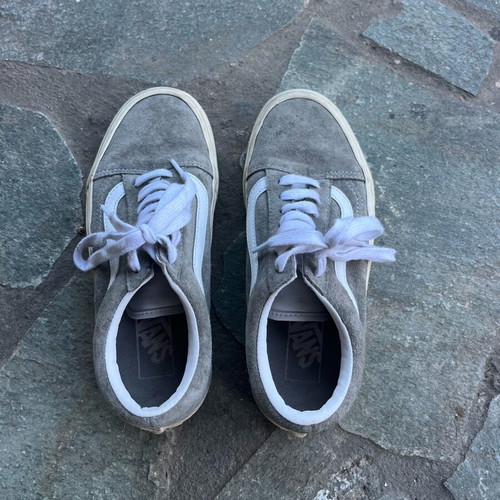 Vans Old Skool athletic shoes like new, gray, size 37