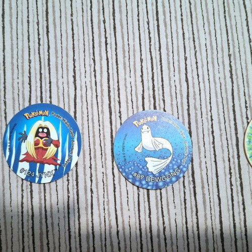 Pokemon vintage tazos set of 6