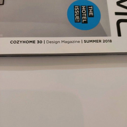 Cozy Home issue 30 summer 2018 like new, architectural decor magazine