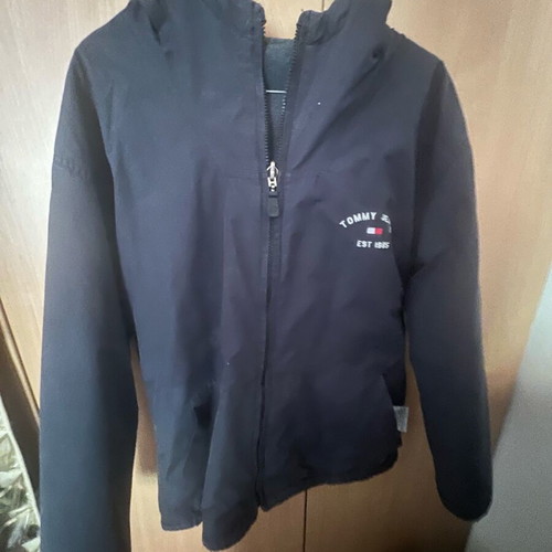 Tommy Hilfiger reversible jacket medium, like new, blue