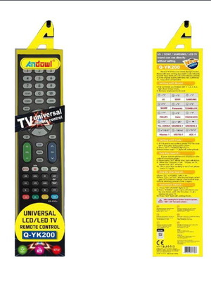 Andowl Universal Τηλεχειριστήριο Q-YK200 για Τηλεοράσεις νέο