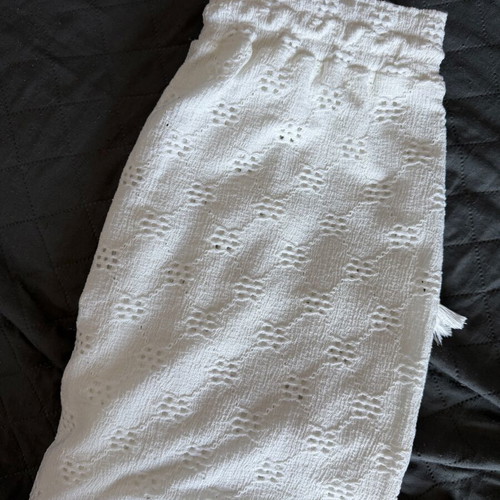 Shorts white, new, suitable over swimwear