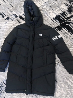 Ανδρικό μακρύ μπουφάν The North Face σαν καινούργιο, μαύρο, μέγεθος L