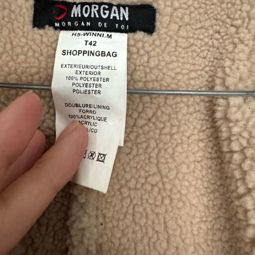 Morgan coat like new with fur lining brown