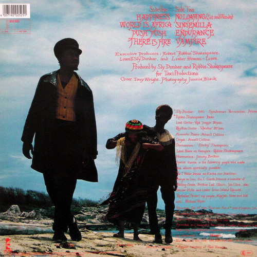 Black Uhuru Sinsemilla record used