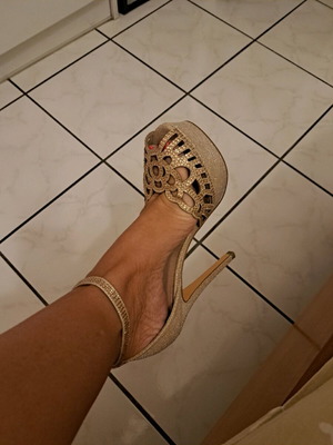Menbur evening sandals like new, size 37