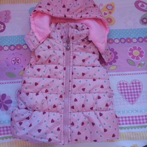 Pink inflatable vest like new for 5 years old with gift leggings