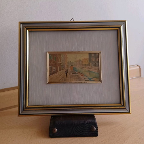 Vintage silver 9.25 frame used 24x20.5 cm