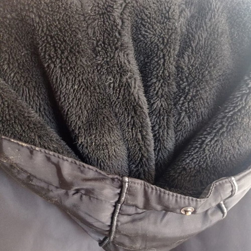 Women's jacket Prestige black used, warm with detachable hood