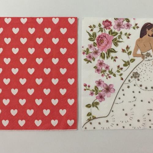 Napkins new, sold also individually