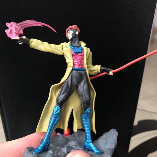 GAMBIT from X-MEN mini figure 10 cm used, Marvel Comics