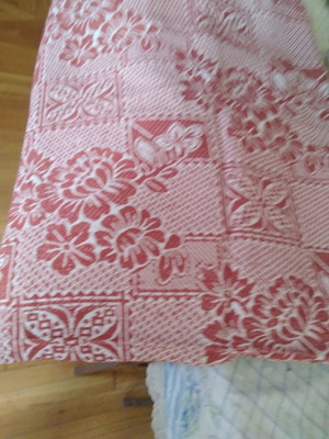 Woven cotton quilt new, washed 1.30x1.95