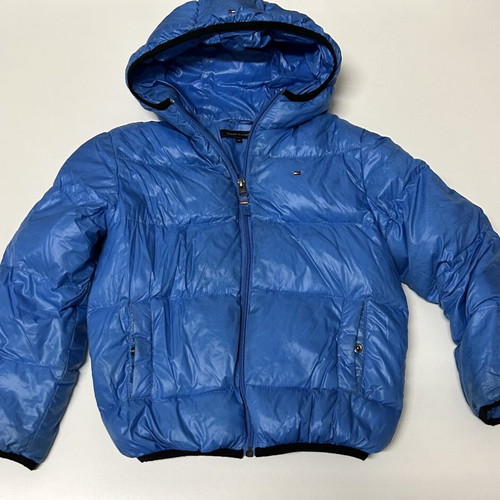 Tommy Hilfiger children's puffer jacket, light blue, size 128 cm