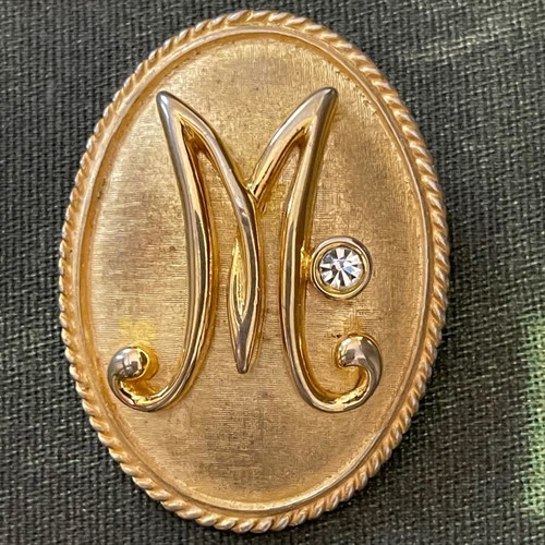 French large brooch like new vintage custom jewellery