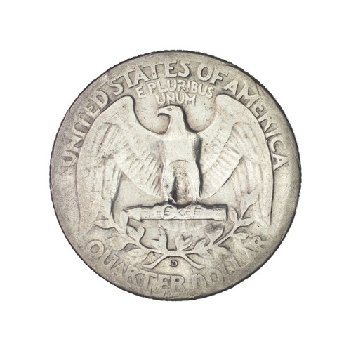Quarter Dollar 1944 used silver coin