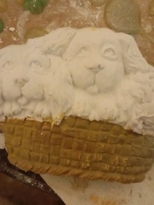 Gypsum decorative magnet new