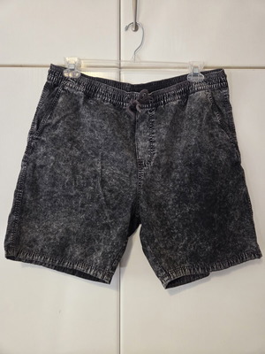 H&M washed black bermuda shorts like new, XXL size