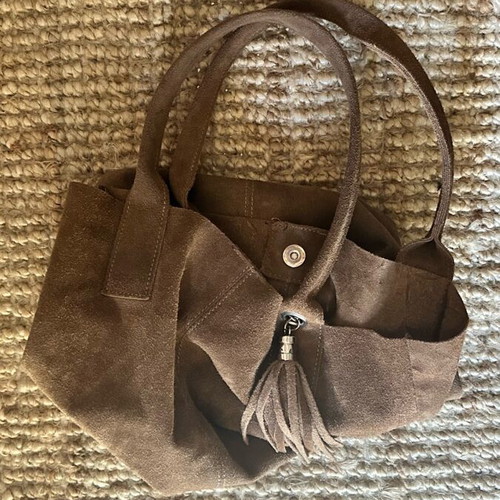Slouchy Bag Vera Pelle shoulder brown, like new
