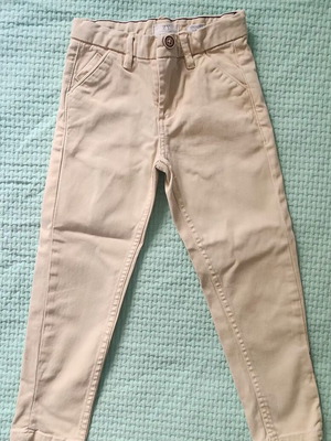 Chino pants Zippy beige slim fit for 4-5 years old like new