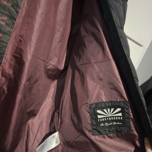 Funky Buddha black jacket like new, size L