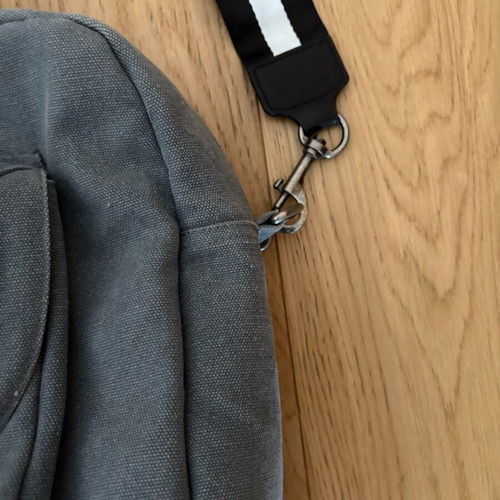 Elodie changing bag used with inner pockets and shoulder strap