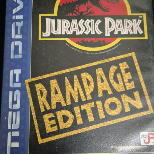 Jurassic Park Rampage Edition Sega Mega Drive used, complete with manual