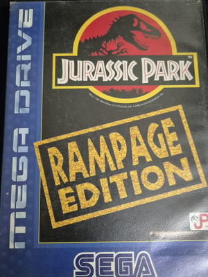Jurassic Park Rampage Edition Sega Mega Drive used, complete with manual