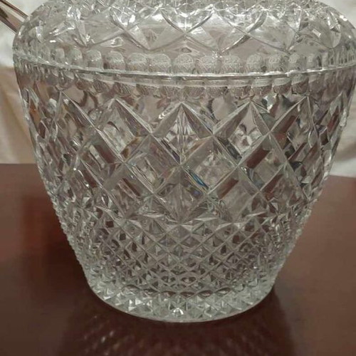 Crystal Fruit Punch Set with 6 Small Cups