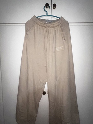 Collectiva Noir beige wide-leg pants used, size S/M