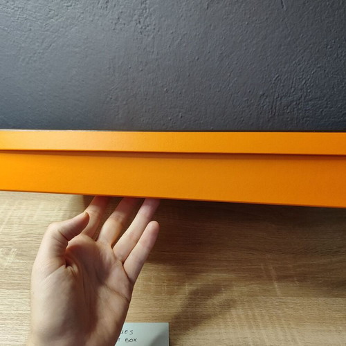 Hermes gift box used 38.5 x 30 x 6 cm