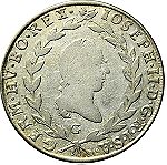  1789, AUSTRIA 20 KREUZER Józef II, SILVER