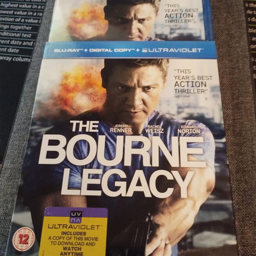 The Bourne Legacy Blu-ray like new