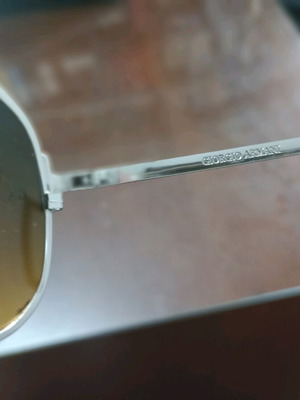Giorgio Armani women's sunglasses like new, silver