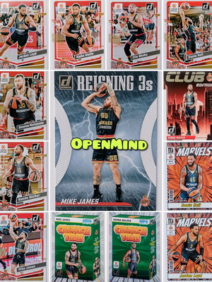 AS Monaco Donruss Euroleague 2023-2024 cards, lot of 13, new