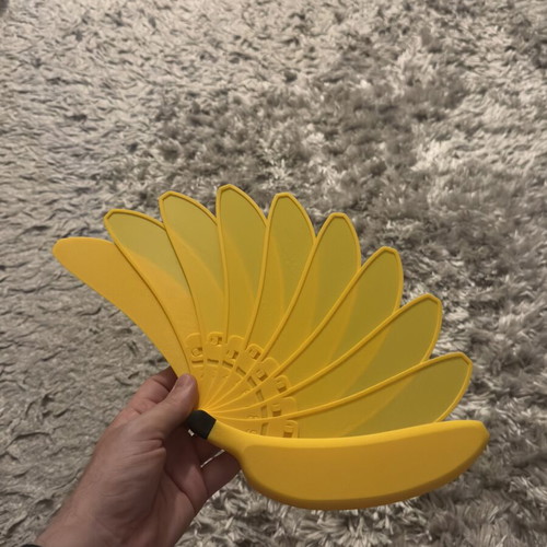 Banana fan new, yellow