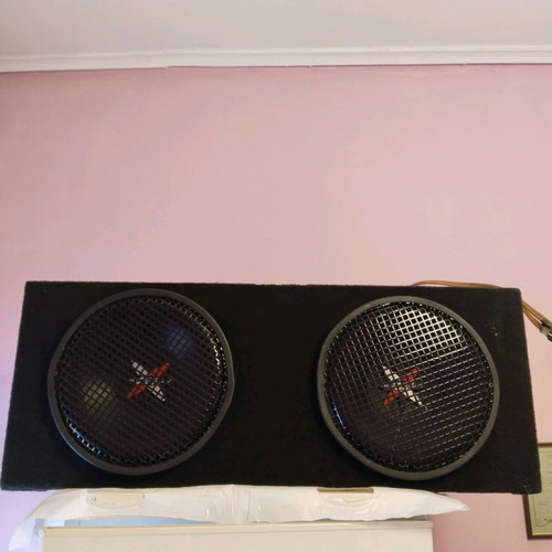 300W speakers with box, new