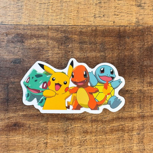 Pokémon Starters Gen 1 Sticker new, vinyl