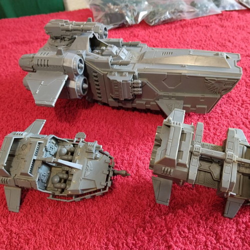Stormwolf Assault Craft Warhammer 40K used, Space Wolves and Space Marines set