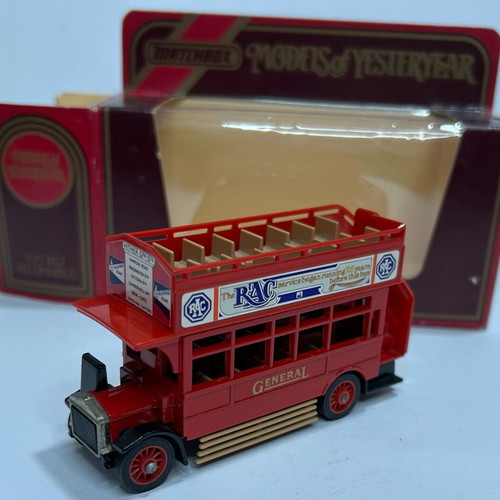 Matchbox 1984 Models of Yesteryear Y-23 1922 A.E.C. Omnibus used