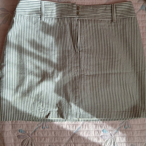 Short skirt like new, white and gray, size S