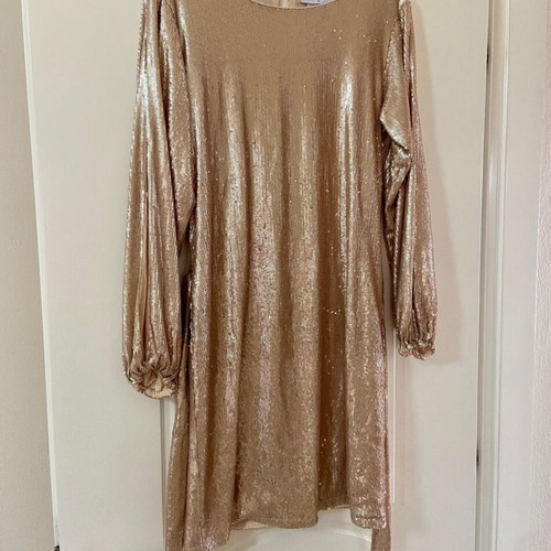 BSB Gold sequin dress like new, size 40