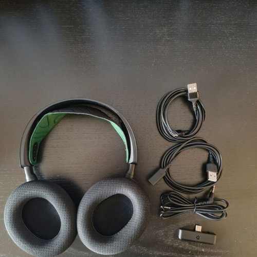 SteelSeries Arctis Nova 7X used headphones with cables and dongle