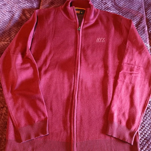 Men's cardigan XL new, bordeaux