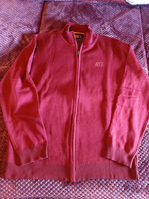Men's cardigan XL new, bordeaux