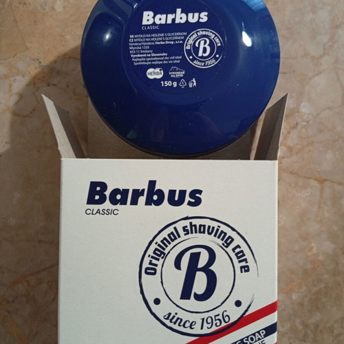 Barbus shaving soap new 150ml from Slovakia