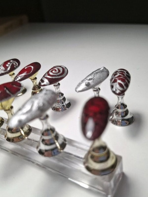 Press On Nails με σχέδιο εφέ αίματος καινούργια